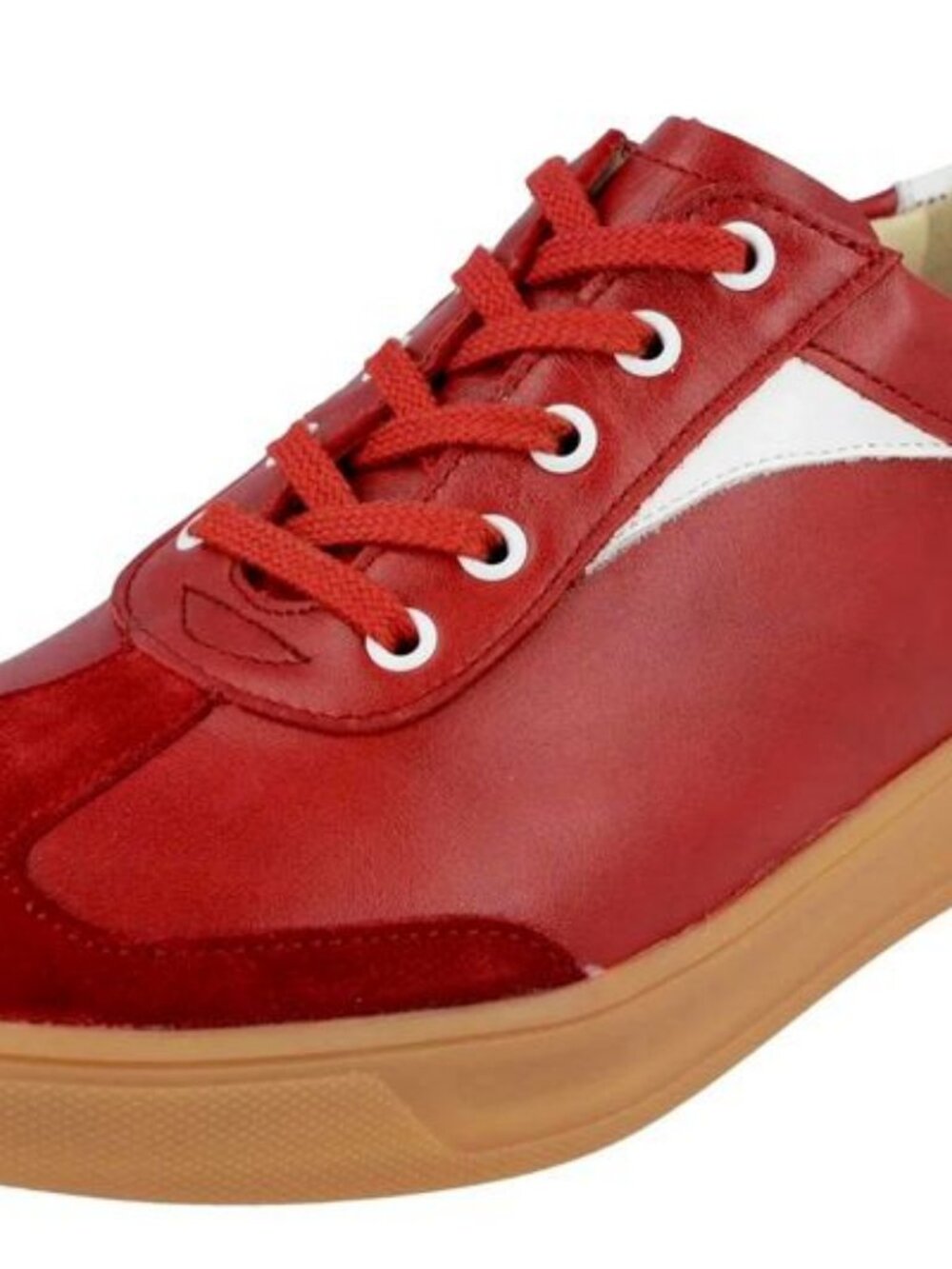 Finn Comfort  Women's Interlagos Shoe, Red Leather  Women Size 37.5 (7 US) NIB